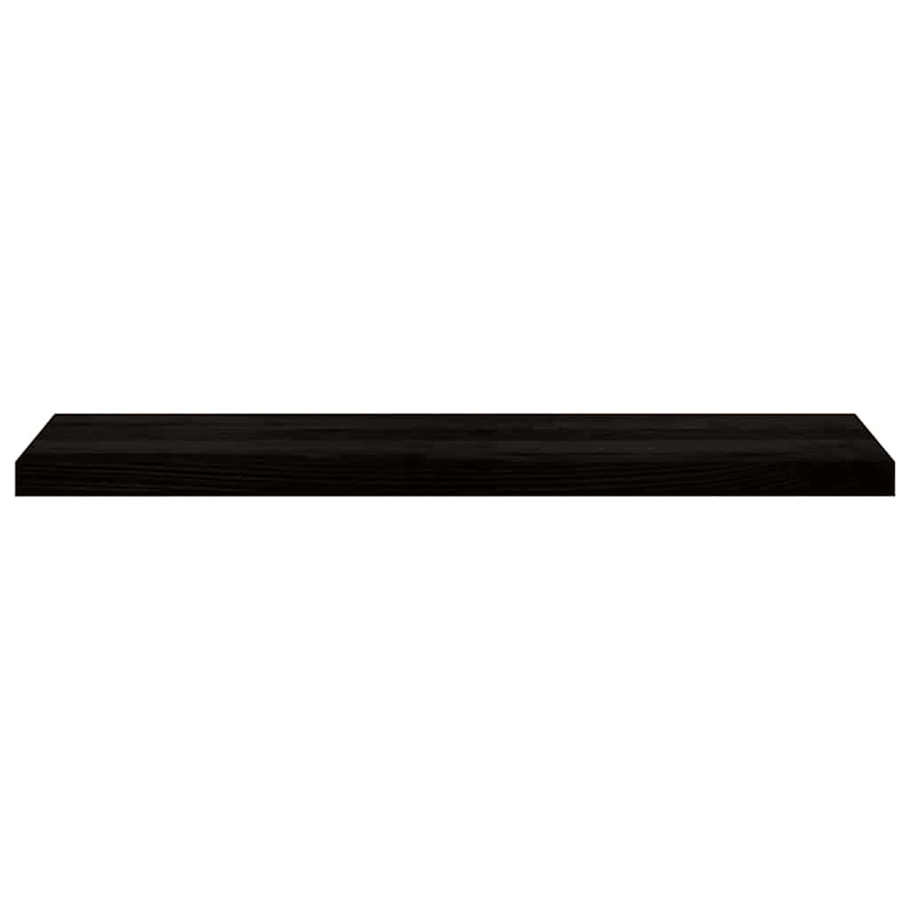 Stair Treads 12 pcs Brown Black 100x25x2 cm Solid Wood Oak