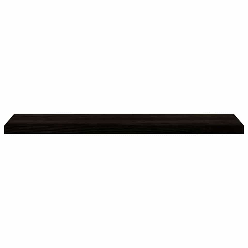 Stair Treads 12 pcs Brown Black 110x25x2 cm Solid Wood Oak