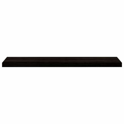 Stair Treads 12 pcs Brown Black 110x25x2 cm Solid Wood Oak