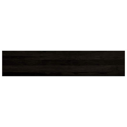 Stair Treads 12 pcs Dark Brown 120x25x2 cm Solid Wood Oak