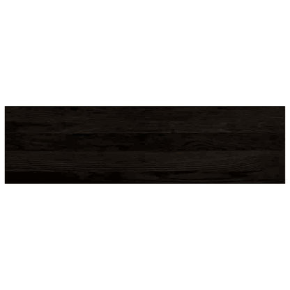 Stair Treads 12 pcs Brown Black 90x30x2 cm Solid Wood Oak