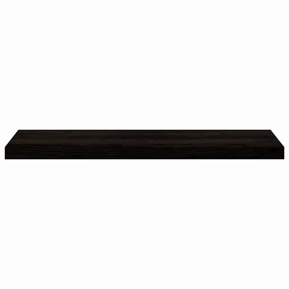 Stair Treads 12 pcs Brown Black 90x30x2 cm Solid Wood Oak