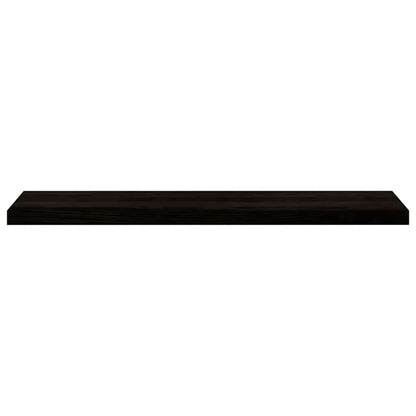 Stair Treads 16 pcs Brown Black 110x25x2 cm Solid Wood Oak