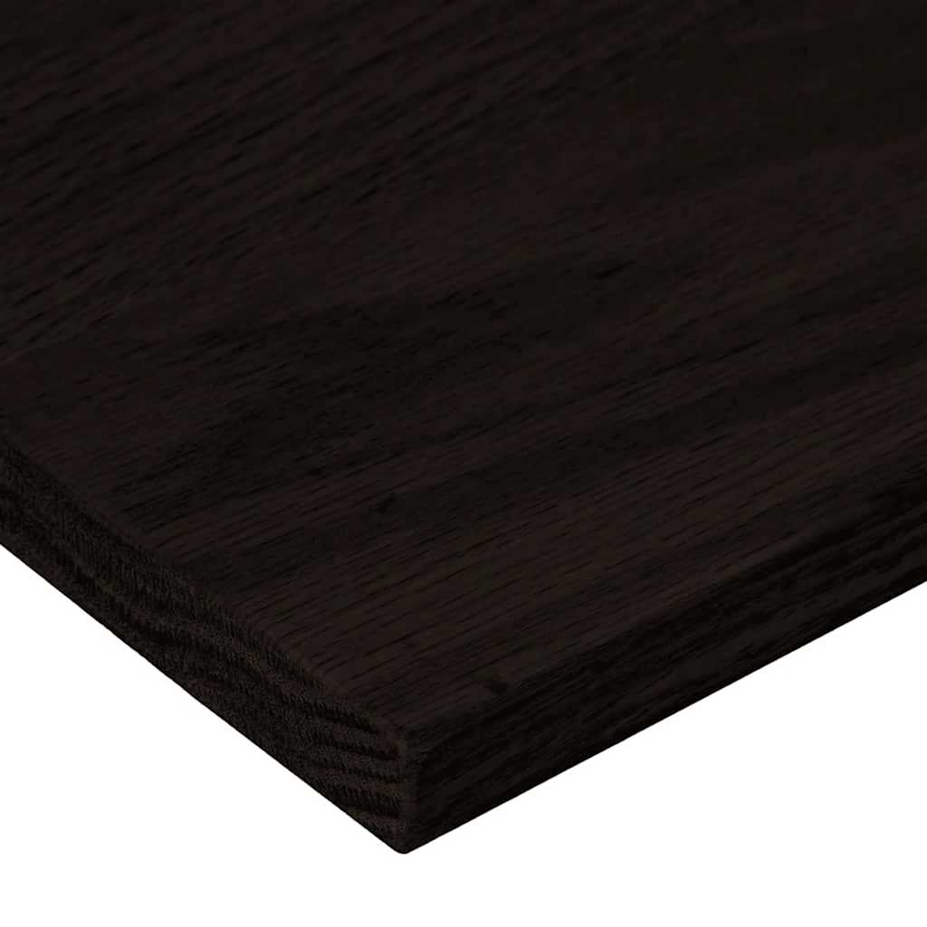Stair Treads 16 pcs Dark Brown 120x25x2 cm Solid Wood Oak