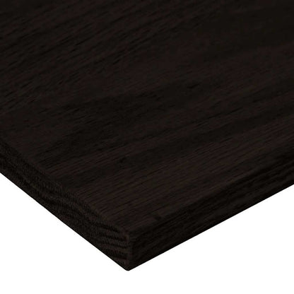 Stair Treads 16 pcs Dark Brown 120x25x2 cm Solid Wood Oak
