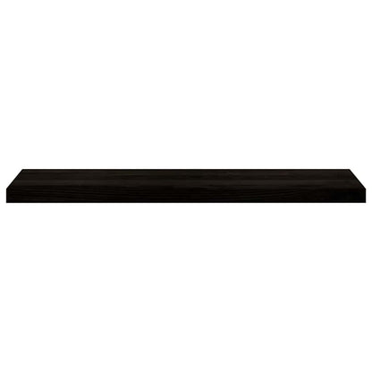 Stair Treads 16 pcs Brown Black 100x30x2 cm Solid Wood Oak