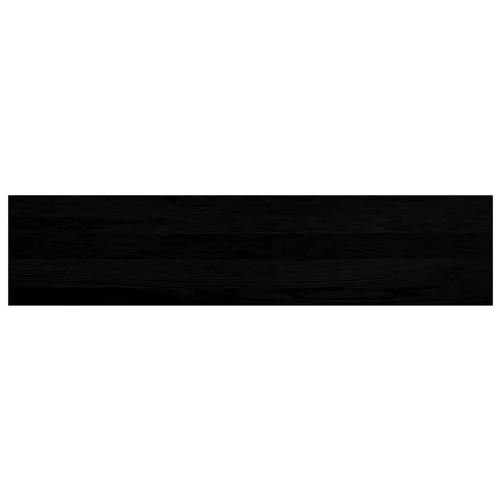 Stair Treads 20 pcs Brown Black 110x25x2 cm Solid Wood Oak