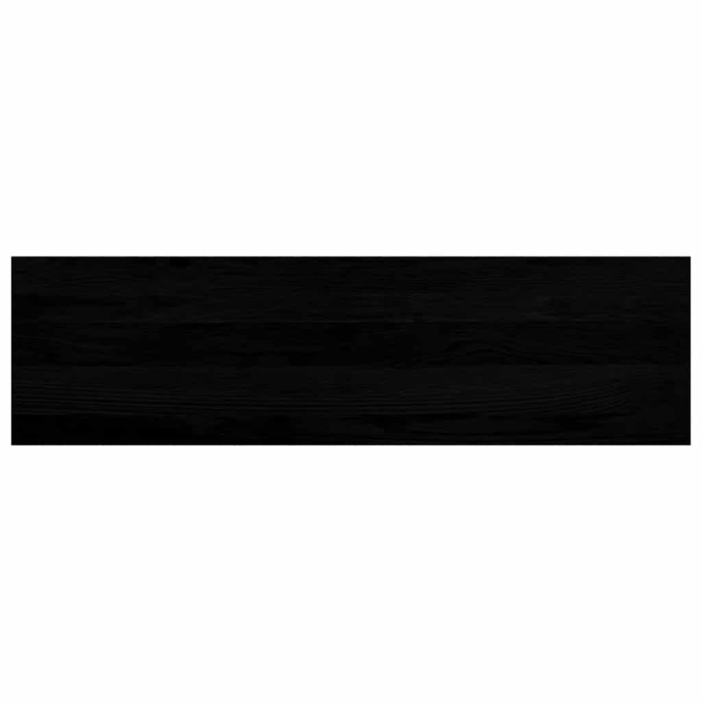 Stair Treads 20 pcs Brown Black 90x30x2 cm Solid Wood Oak