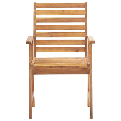 3 Piece Garden Dining Set Solid Wood Acacia