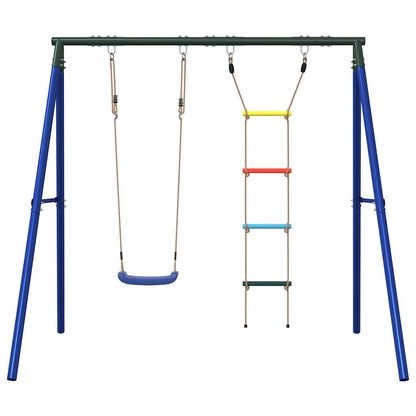 Outdoor Swing Set with Swing and Ladder