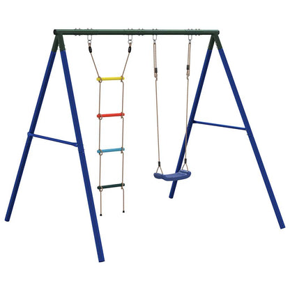 Outdoor Swing Set with Swing and Ladder
