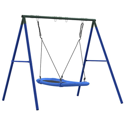 Outdoor Swing Set with Nest Swing