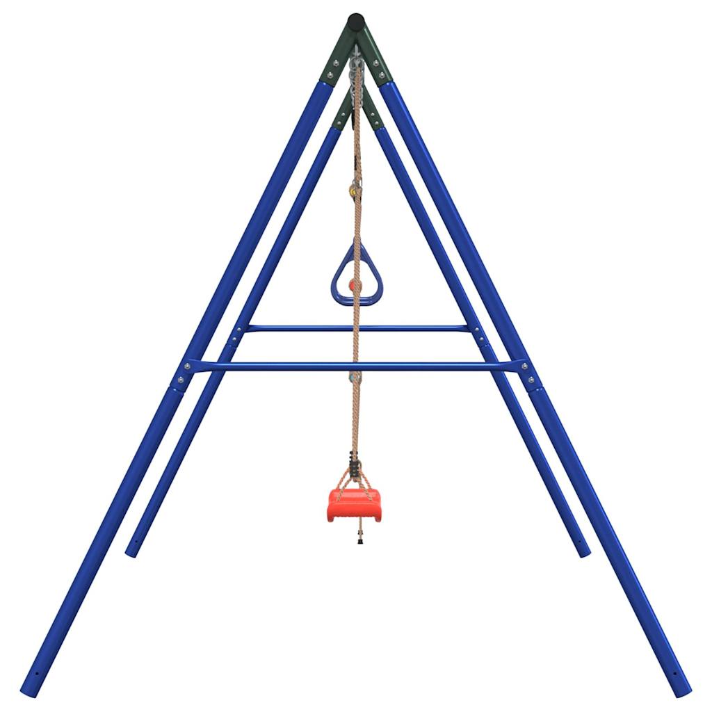 Outdoor Swing Set with Swing. Trapeze. Ladder