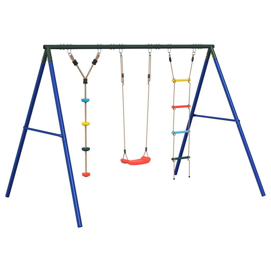 Outdoor Swing Set with Swing. Ladder. Disc Swing