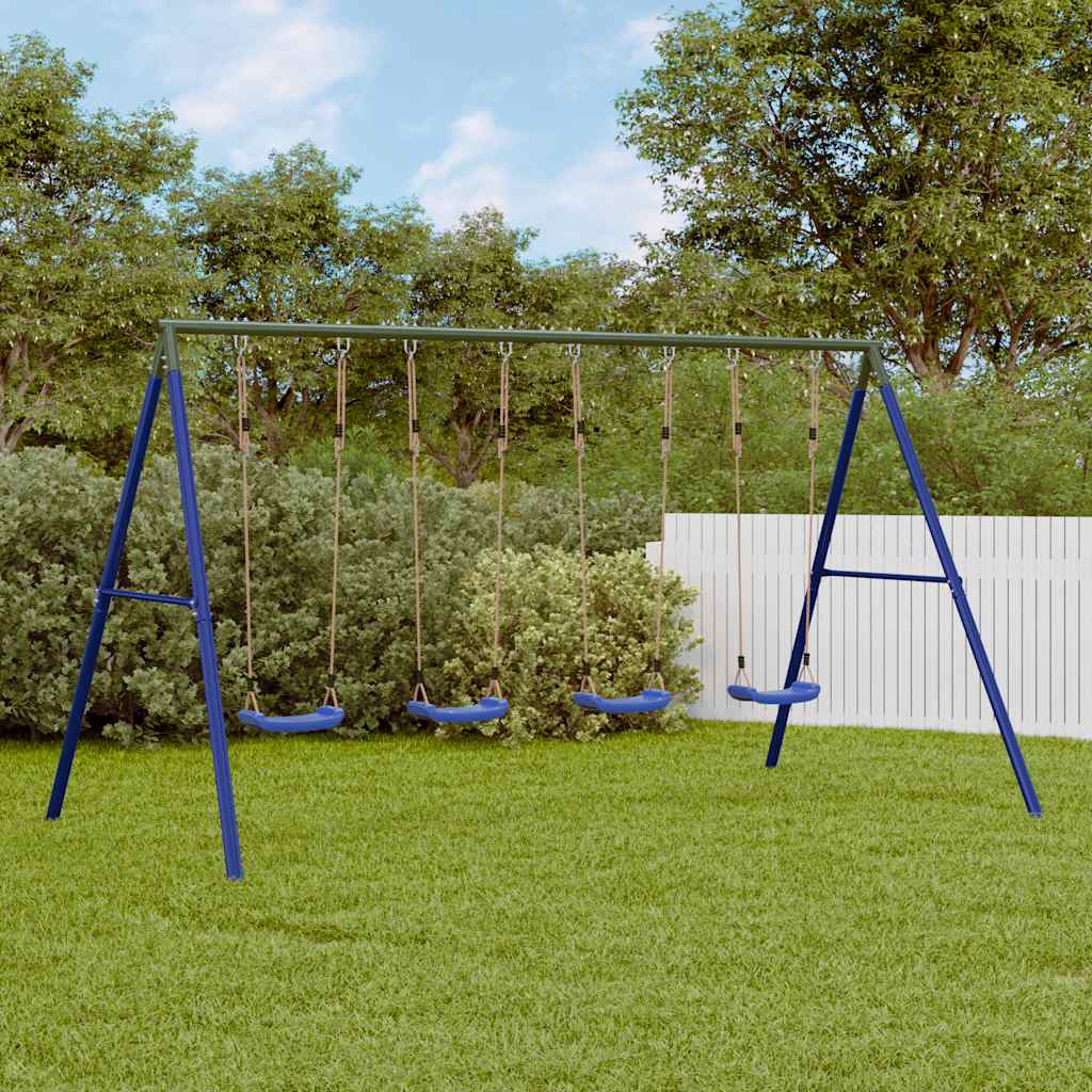 Outdoor Swing Set with 4 Swings