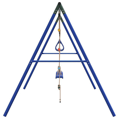 Outdoor Swing Set with Swings. Trapeze. Ladder