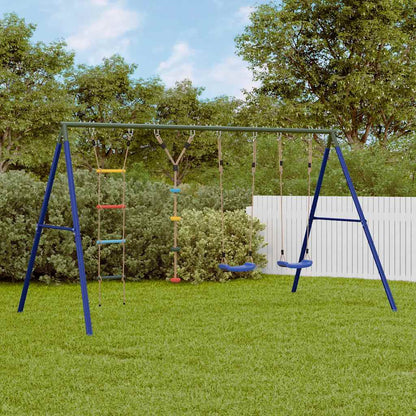 Outdoor Swing Set with Swings. Ladder. Disc Swing