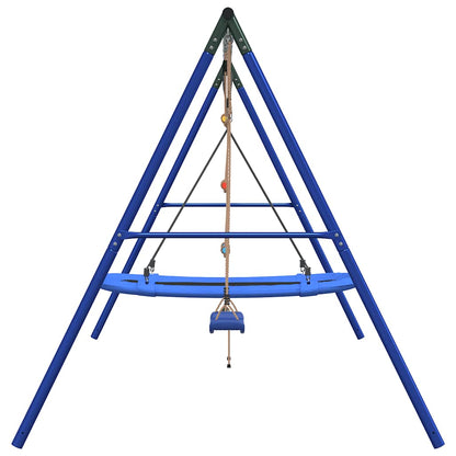 Outdoor Swing Set with Swing, Ladder, Nest Swing