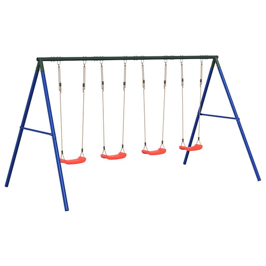 Outdoor Swing Set with 4 Swings