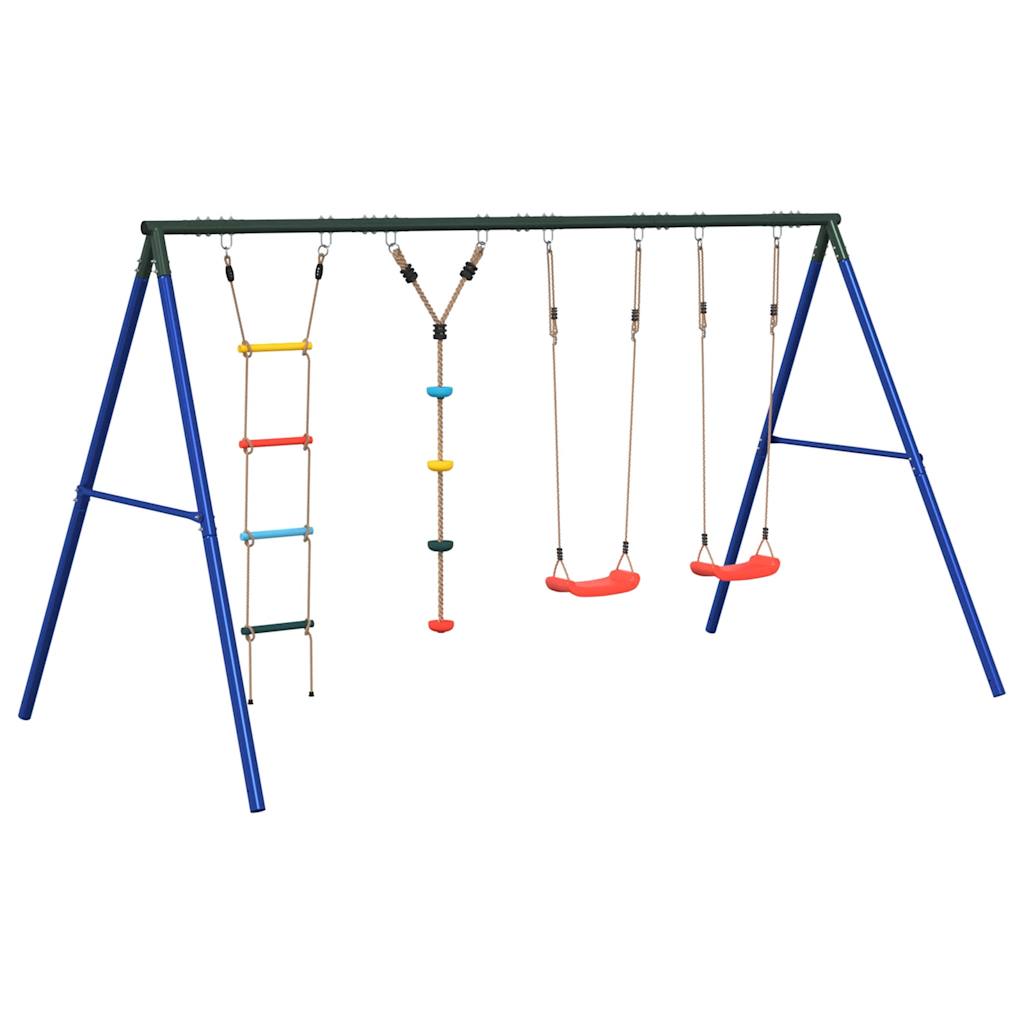 Outdoor Swing Set with Swings. Ladder. Disc Swing