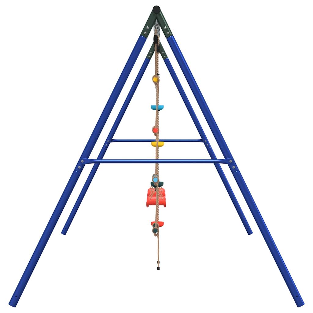Outdoor Swing Set with Swing. Trapeze. Ladder. Disc Swing