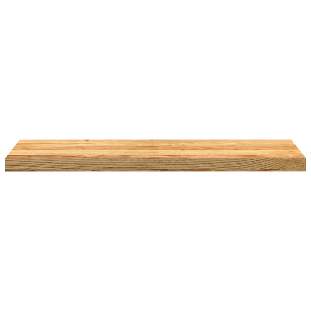 Stair Treads 2 pcs Light Brown 90x25x2 cm Solid Wood Oak