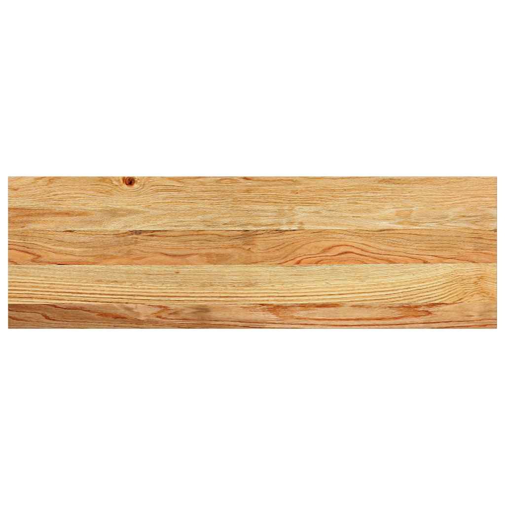 Stair Treads 2 pcs Light Brown 80x30x2 cm Solid Wood Oak