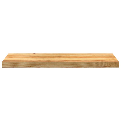 Stair Treads 2 pcs Light Brown 80x30x2 cm Solid Wood Oak