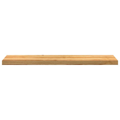 Stair Treads 2 pcs Light Brown 110x30x2 cm Solid Wood Oak