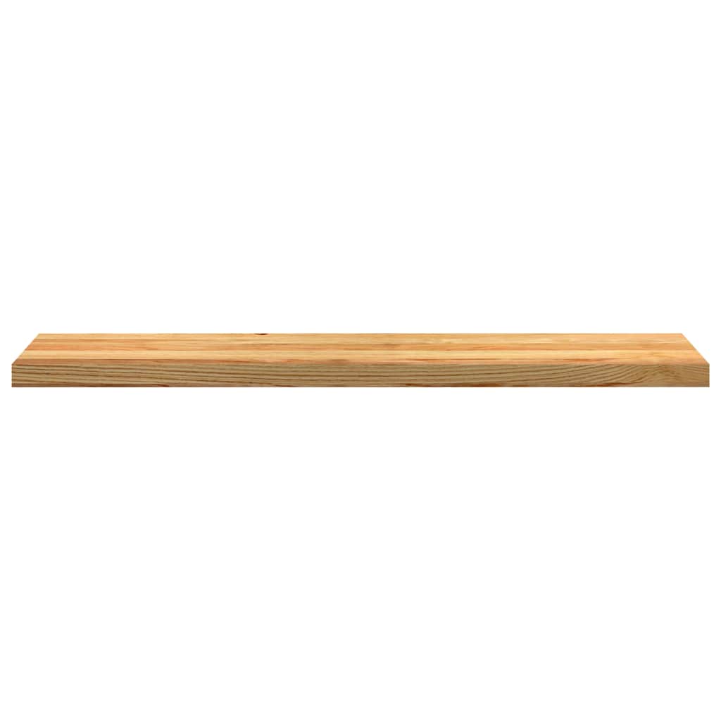 Stair Treads 2 pcs Light Brown 120x30x2 cm Solid Wood Oak