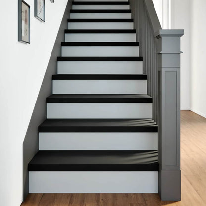 Stair Treads 2 pcs Brown Black 70x25x2 cm Solid Wood Oak