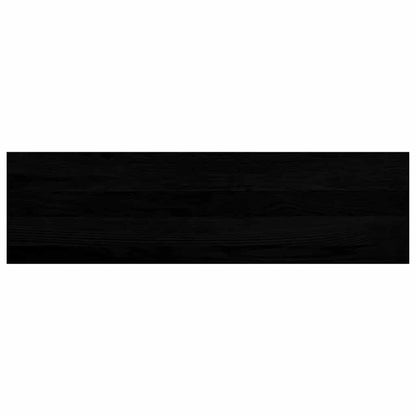 Stair Treads 2 pcs Brown Black 90x25x2 cm Solid Wood Oak