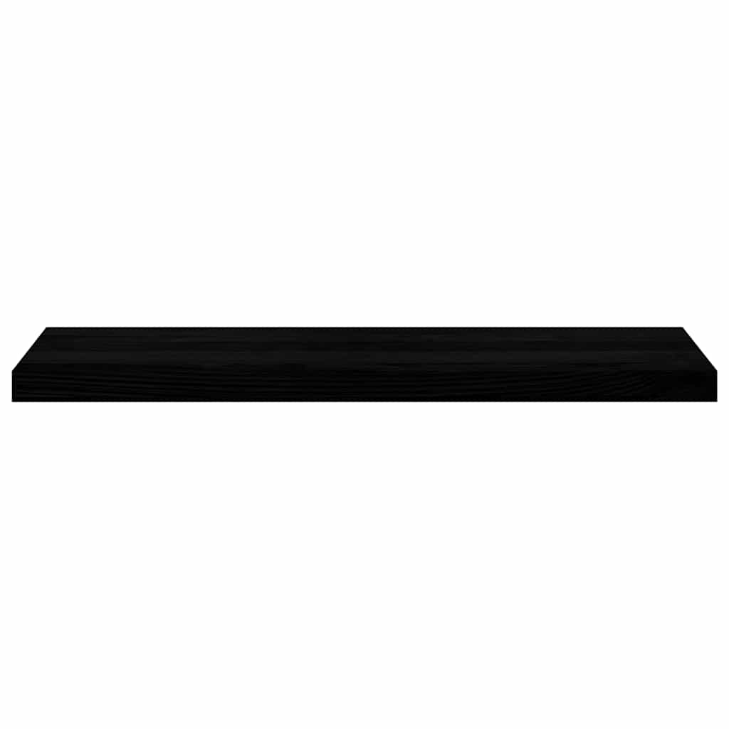 Stair Treads 2 pcs Brown Black 90x25x2 cm Solid Wood Oak