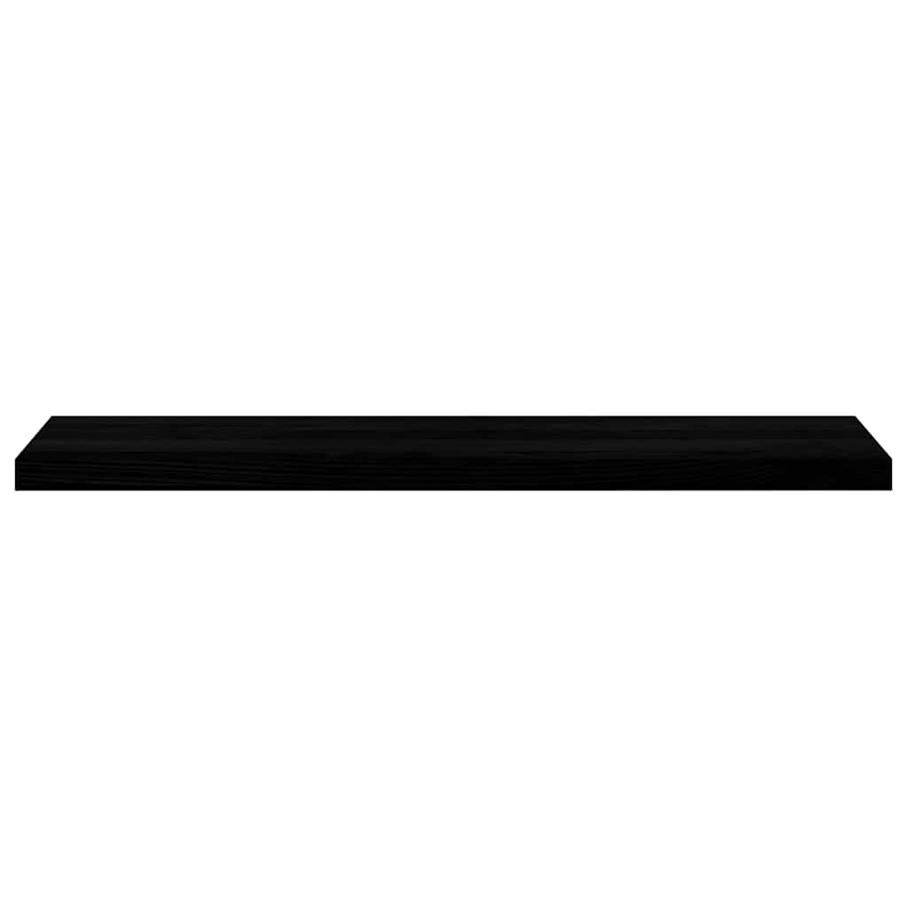 Stair Treads 2 pcs Brown Black 110x25x2 cm Solid Wood Oak
