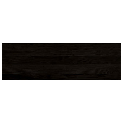Stair Treads 2 pcs Brown Black 80x30x2 cm Solid Wood Oak