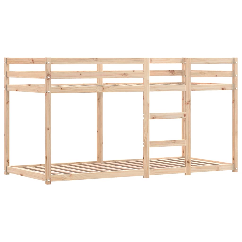 Bunk Bed without Mattress Blue 90x200 cm Solid Wood Pine