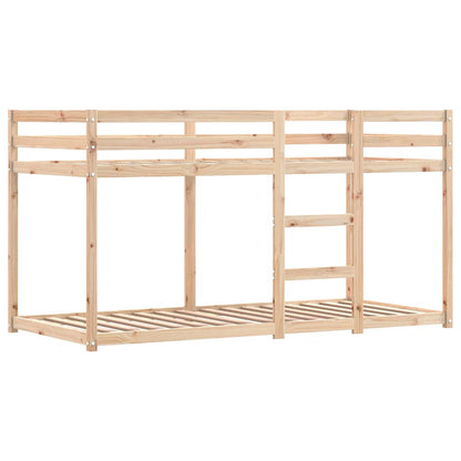 Bunk Bed without Mattress Blue 90x200 cm Solid Wood Pine