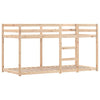 Bunk Bed without Mattress Blue 80x200 cm Solid Wood Pine