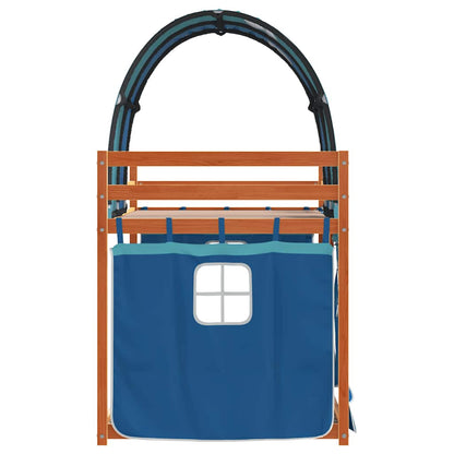 Bunk Bed without Mattress Blue 80x200 cm Solid Wood Pine