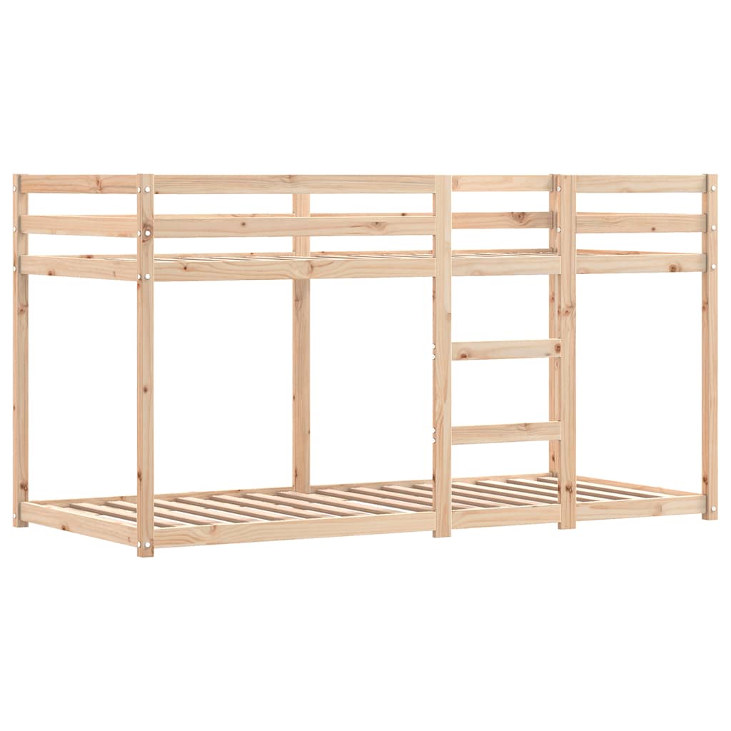 Bunk Bed without Mattress Blue 90x200 cm Solid Wood Pine