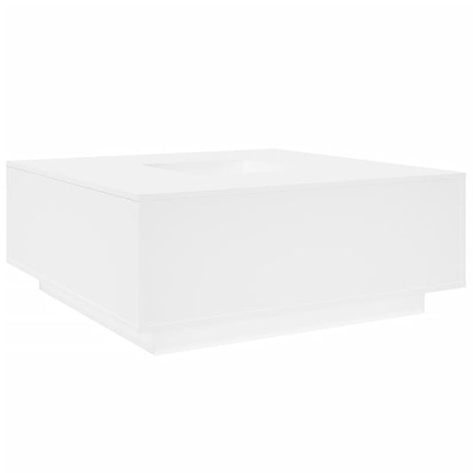 Coffee Table White 100x100x40 cm Engineered Wood