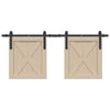  Sliding Cabinet Door Kit 122 cm Carbon Steel
