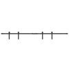  Sliding Cabinet Door Kit 183 cm Carbon Steel
