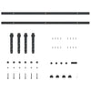  Sliding Cabinet Door Kit 183 cm Carbon Steel