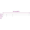  Sliding Cabinet Door Kit 213 cm Carbon Steel