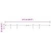  Sliding Cabinet Door Kit 213 cm Carbon Steel