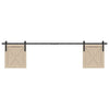  Sliding Cabinet Door Kit 213 cm Carbon Steel
