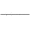  Sliding Cabinet Door Kit 244 cm Carbon Steel