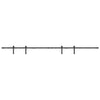  Sliding Cabinet Door Kit 244 cm Carbon Steel