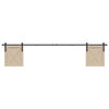 Sliding Cabinet Door Kit 244 cm Carbon Steel